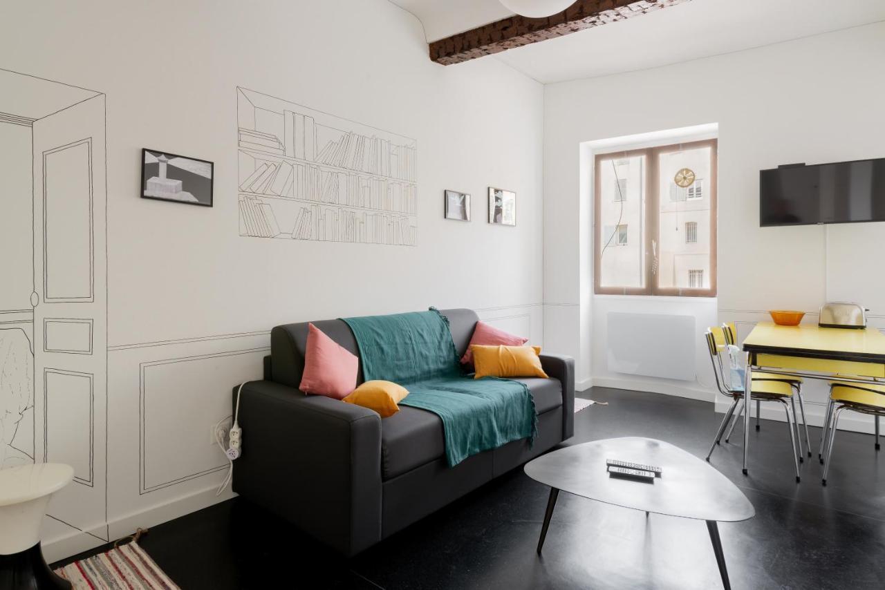Mini Loft Au Coeur Du Panier - Marseille Apartment Bagian luar foto
